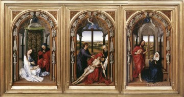 マリアの祭壇画 ミラフローレスの祭壇画 ロジャー・ファン・デル・ウェイデン Oil Paintings
